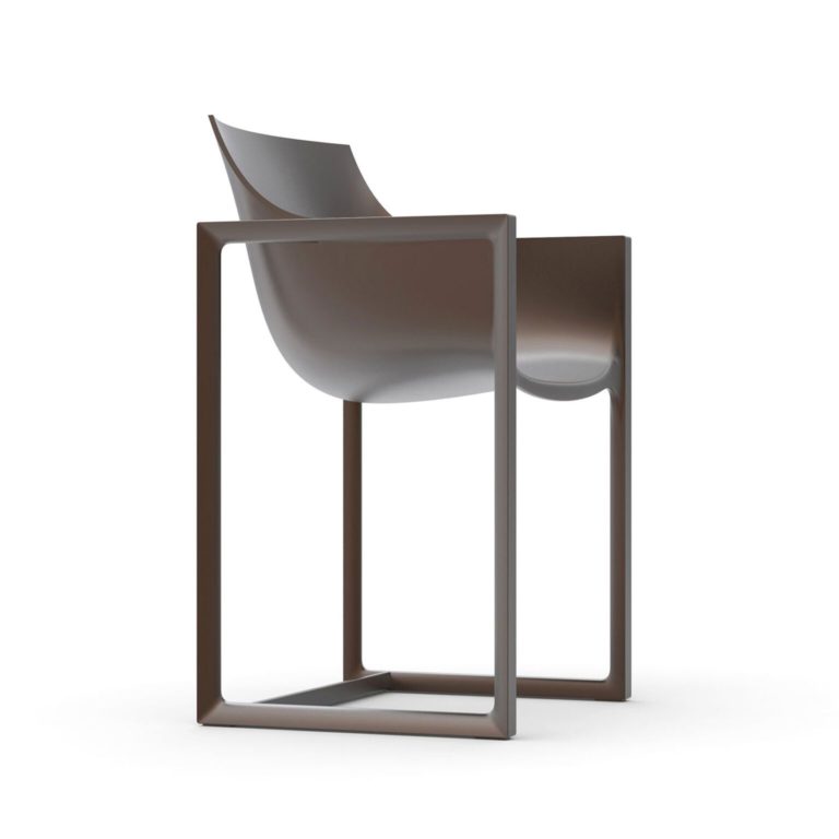 The Wall Street Chair by Vondom in green.