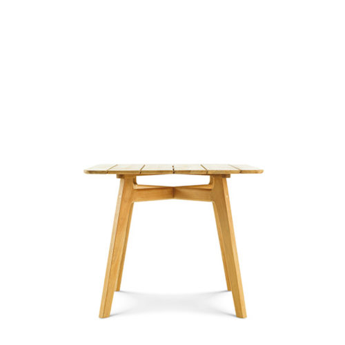 Ethimo's Knit range small dining table.