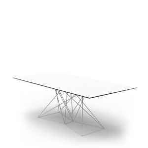 FAZ INOX DINING TABLE LARGE <br/> By Vondom