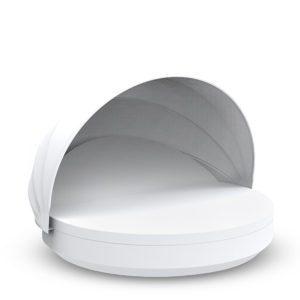 VELA ROUND DAYBED WITH RECLINING BACKREST & SUNROOF By Vondom