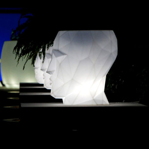 ADAN MEDIUM ILLUMINATED PLANTER <br/> By Vondom - Image 2