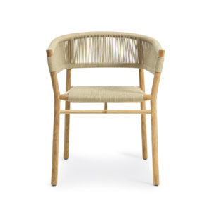 Ethimo's Kilt collection dining chair.