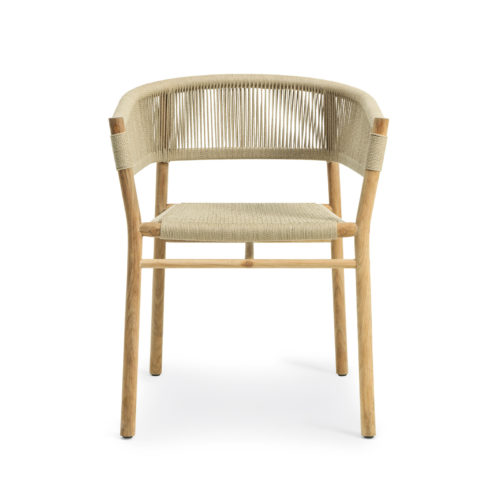 Ethimo's Kilt collection dining chair.
