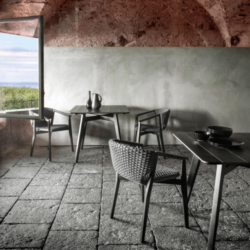 KNIT SMALL DINING TABLE <br/> By Ethimo - Image 3