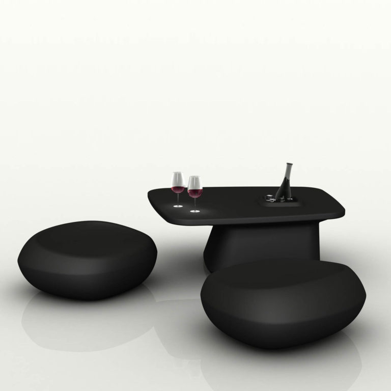 NOMA LOW OTTOMAN<br/> By Vondom - Image 3