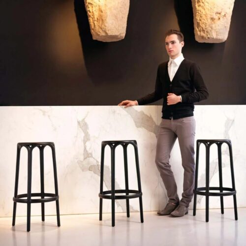 BROOKLYN BAR STOOL BLUE <br/> By Vondom - Image 2