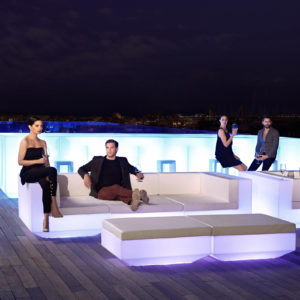 VELA CENTER DEEP SOFA ILLUM - 3 PIECE <br/> By Vondom