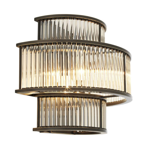 Wall Lamp Mancini by Eichholtz in bronze highlight finish and