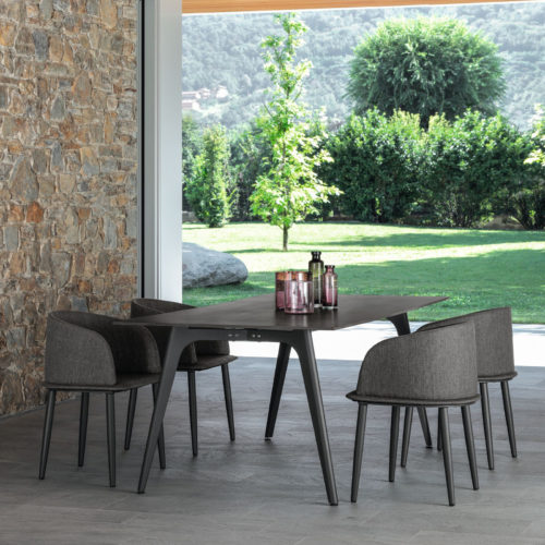 CLEO // ALU DINING TABLE 150 X 150 <br/> By Talenti - Image 2