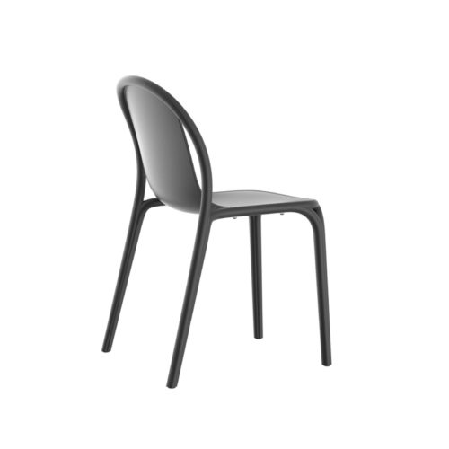 Back view of a Brooklyn dining chair by Vondom.