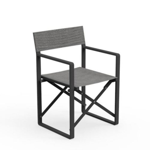 The chic director chair by Talenti in black.
