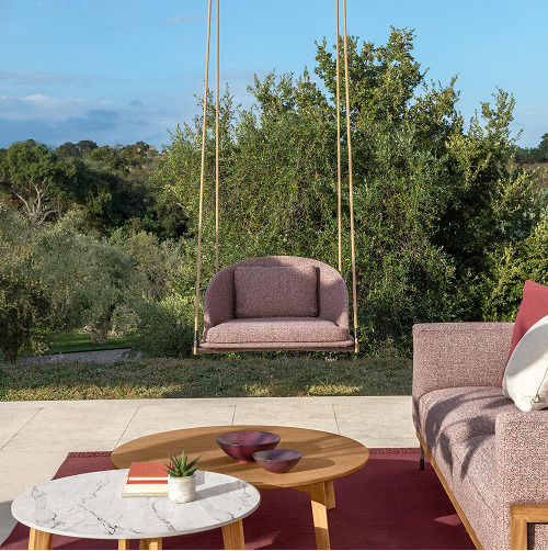 CLEO TEAK SWING CHAIR<br/> By Talenti - Image 2
