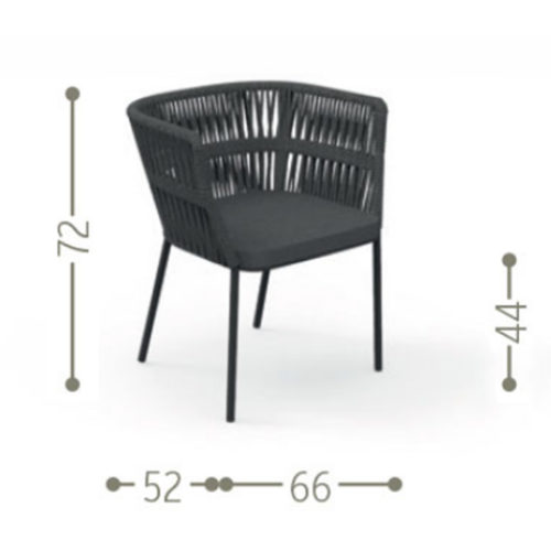 CLIFF DINING ARMCHAIR<br/> By Talenti - Image 8