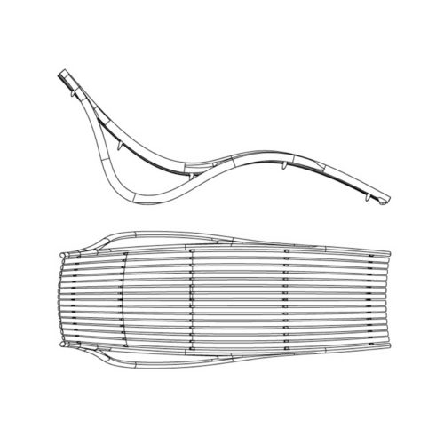 IBIZA SUN LOUNGER  <br/> By Vondom <br/><br/> IN STOCK - Image 6
