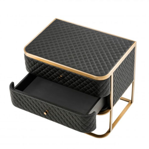 MONFORT BEDSIDE TABLE <br> By Eichholtz - Image 4