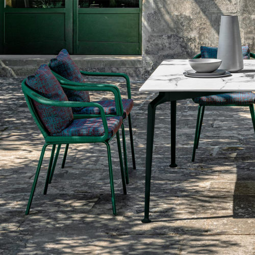 CRUISE//ALU SQUARE DINING TABLE <br/> By Talenti - Image 2