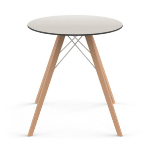 FAZ WOOD ROUND DINING TABLE <br/> By Vondom
