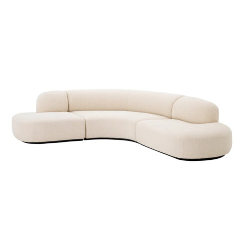 BJÖRN SOFA L BOUCLÉ CREAM<br/> By Eichholtz - Image 8