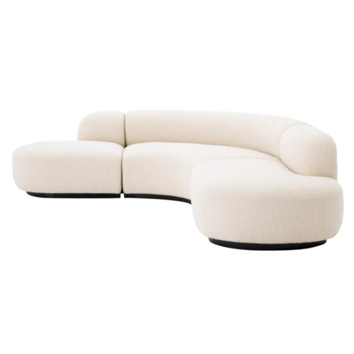 BJÖRN SOFA L BOUCLÉ CREAM<br/> By Eichholtz - Image 5