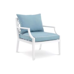 Powder coated aluminium frame with Sunbrella fabric Chair Bella Vista by Eichholtz