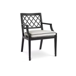 Powder coated aluminium frame with Sunbrella fabric Outdoor Dining Chair Paladium