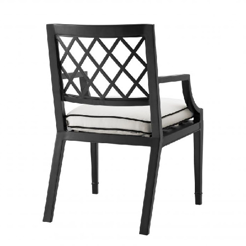 DINING CHAIR PALADIUM WITH ARM <br/> By Eichholtz - Image 8