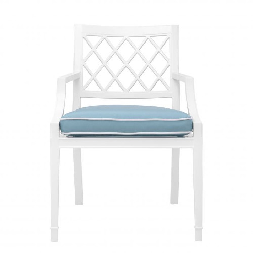 DINING CHAIR PALADIUM WITH ARM <br/> By Eichholtz - Image 7