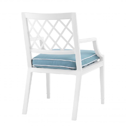 DINING CHAIR PALADIUM WITH ARM <br/> By Eichholtz - Image 5