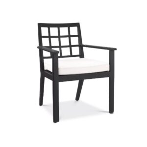 Powder coated aluminium frame with Sunbrella fabric Outdoor Dining Chair Cap-Ferrat by Eichholtz