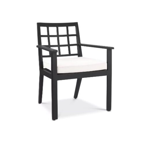 Powder coated aluminium frame with Sunbrella fabric Outdoor Dining Chair Cap-Ferrat by Eichholtz