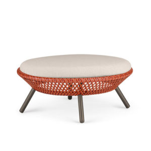 AHNDA FOOTSTOOL<br/> By DEDON