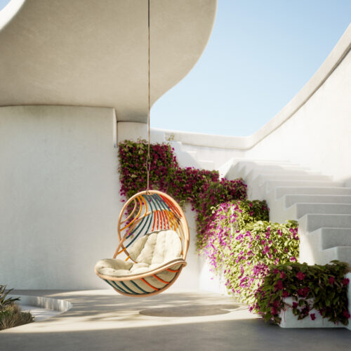 KIDA HANGING LOUNGE CHAIR<br/> By DEDON - Image 2