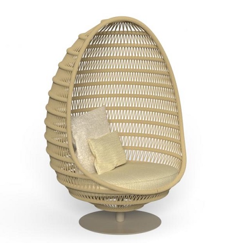 PANAMA EGG CHAIR WITH BASE <br/> By Talenti - Image 5