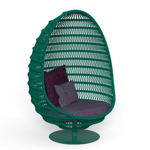 PANAMA EGG CHAIR WITH BASE <br/> By Talenti - Image 9