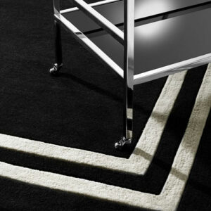 CELESTE CARPET BLACK AND OFF WHITE<br/> By Eichholtz