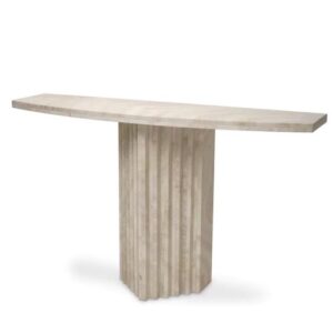 Designer Console Table Atzaro by Eichholtz travertine finish