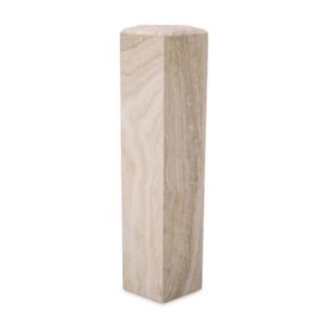 Designer Column Cuneo L by Eichholtz in travertine