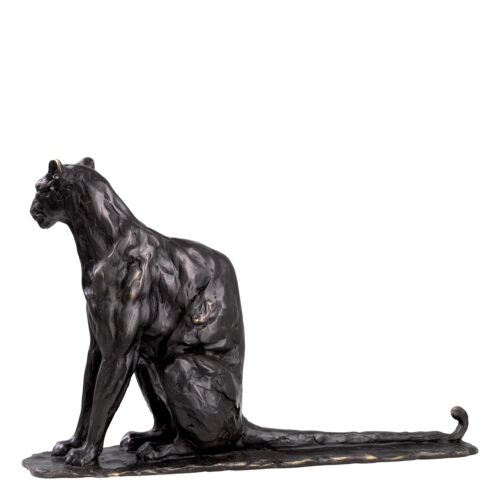 SCULPTURE SITTING PANTHER <br/> By Eichholtz - Image 3