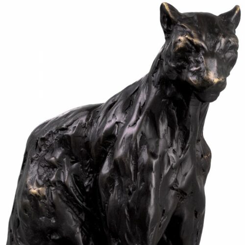 SCULPTURE SITTING PANTHER <br/> By Eichholtz - Image 2