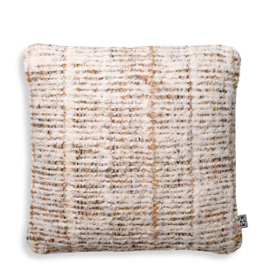Ivory hand woven Amon S Cushion by Eichholtz