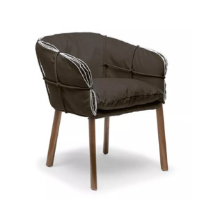 PARCHMENT ARMCHAIR <br> By Kenneth Cobonpue