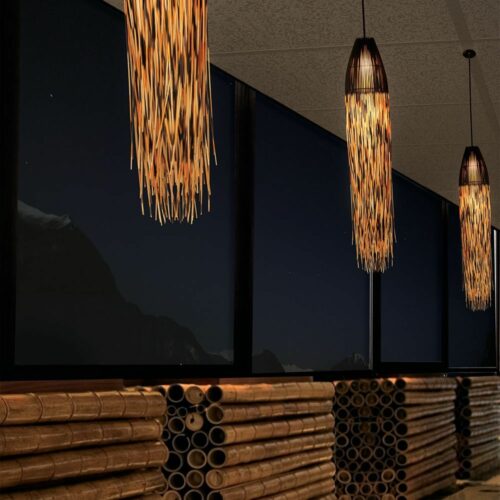 BIBA HANING LAMP MEDIUM <br/> by Kenneth Cobonpue - Image 2