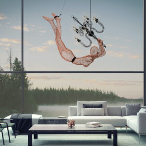 Limbo Chandelier by Kenneth Cobunpue