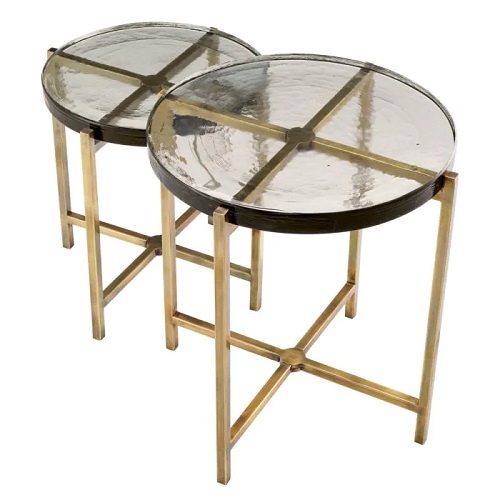 SIDE TABLE HAYMANN - SET OF 2 <br/> By Eichholtz - Image 2