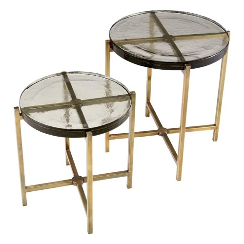 SIDE TABLE HAYMANN - SET OF 2 <br/> By Eichholtz - Image 3