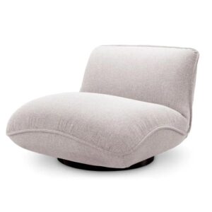 Outdoor Chair Relax by Eichholtz available in Mauritius Grey with a black base