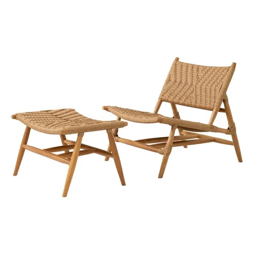 OUTDOOR CHAIR AND FOOT STOOL LAROC <br/> By Eichholtz - Image 5