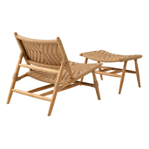 OUTDOOR CHAIR AND FOOT STOOL LAROC <br/> By Eichholtz - Image 6
