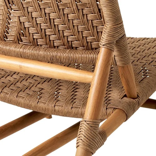 OUTDOOR CHAIR AND FOOT STOOL LAROC <br/> By Eichholtz - Image 4