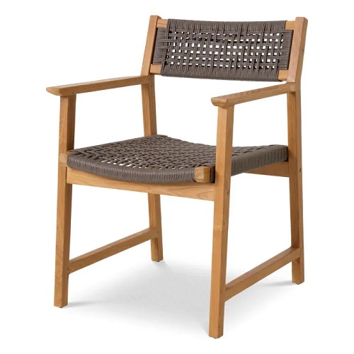 OUTDOOR DINING CHAIR CANCUN SET OF 2 <br/> By Eichholtz - Image 4